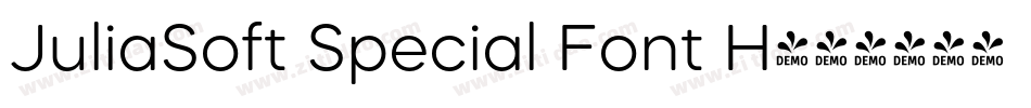 JuliaSoft Special Font H字体转换 JuliaSoft Special Font H字体转换